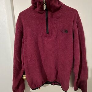 The North Face Maroon Fleece Jacket